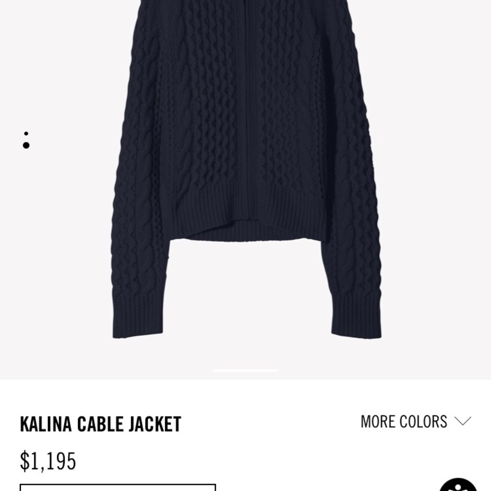 Nili Lotan Kalimantan Cable jacket